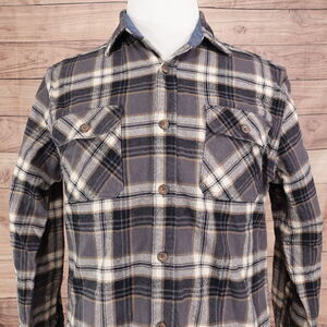 JACHS MFG LONG SLEEVE PLAID FLANNEL BUTTON DOWN SHIRT MENS‎ SIZE M